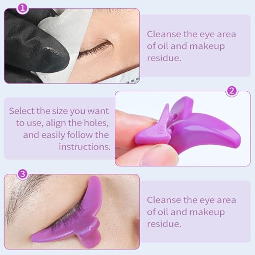 PERMANIA Lash Lift Pad 3-Size Adjustable Eyelash Shields
