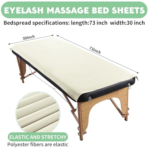 BALAPET Lash Bed Sheets Waxing Pad 73x30 Waterproof PU Leather