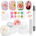 Bevimee 3D Nail Molding Gel Set - Clear White Nude Sculpting Gel for Nail Art, Beginner-Friendly