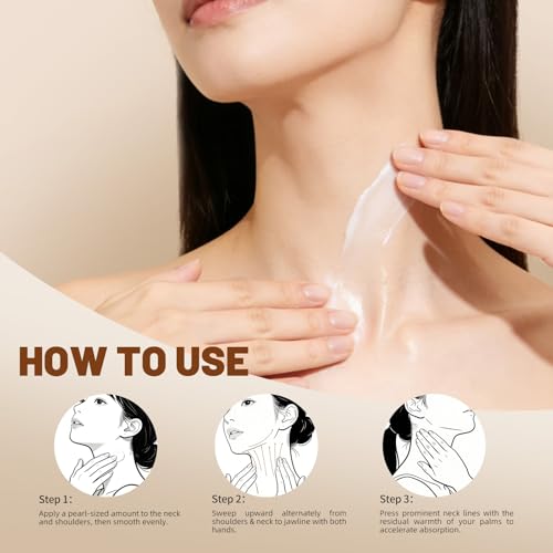 Korean Neck Cream, 3.53 oz Hydrating & Firming Neck Moisturizer for Smoother, Softer, More Supple Skin ? Nourishing Daily Neck Care for Dry, Aging & Sensitive Skin