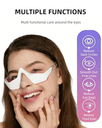 Red Light Therapy Eye Massager for Dark Circles