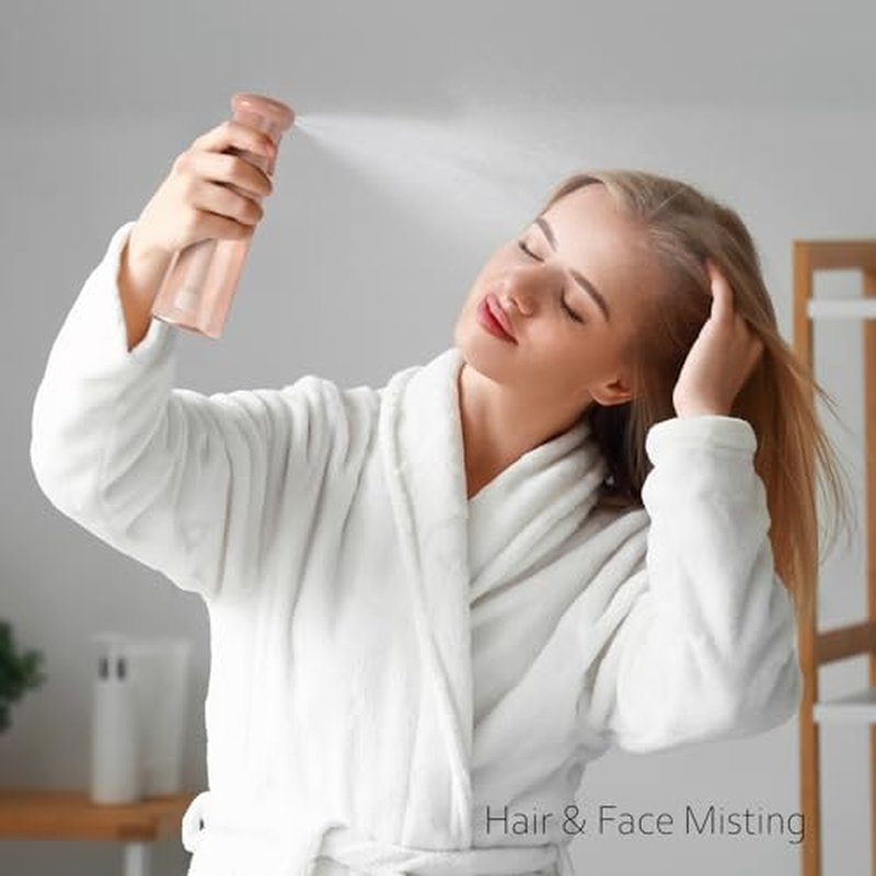 airbee Spray Bottle for Hair, 6.8 OZ Ultra Fine Mist (2 Pack)