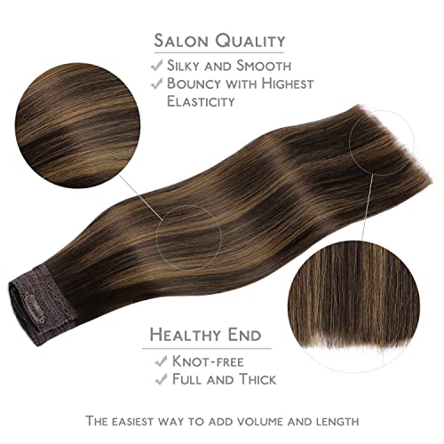 Wennalife Wire Hair Extensions 14" 75g Remy Human Hair