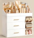 HBlife Makeup Organizer with Brush Holder & 3 Drawers