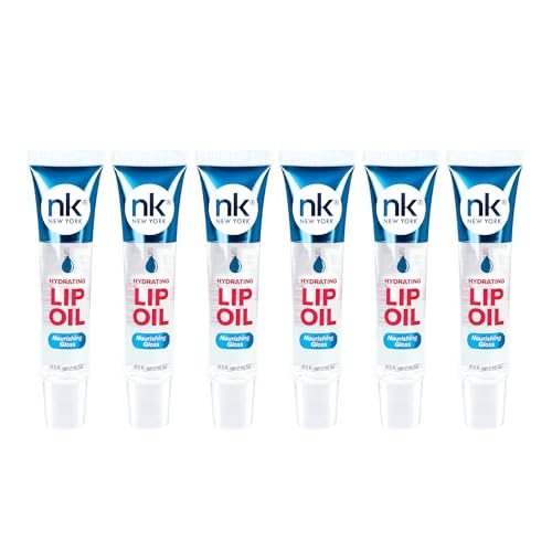 Nicka K Hydrating Lip Oil with Vitamin E & Jojoba - 6 Pack