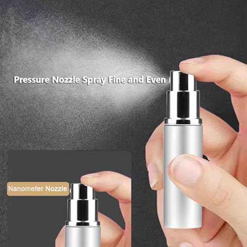 Portable Mini Refillable Atomizer Bottle Atomizer Travel Size Perfume Spray Bottles 6 Pcs Pack of 5ml (5ml-Perfume Atomizer-6p)