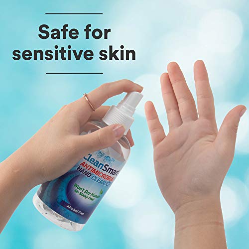 CleanSmart Alcohol-Free Skin & Hand Cleanser Spray, 2oz (Pack of 3)
