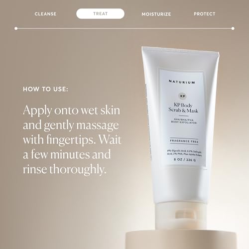 Naturium KP Body Scrub & Mask – 8 oz Keratosis Pilaris Treatment