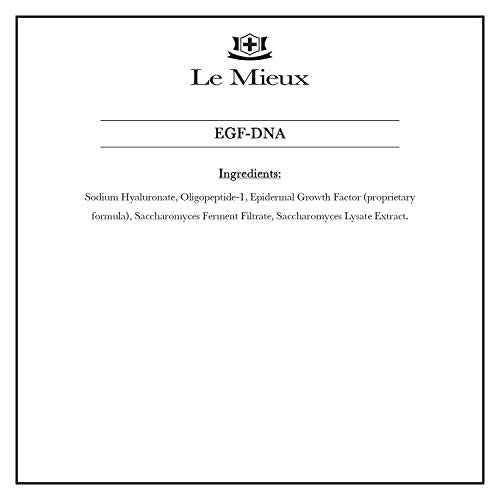 Le Mieux EGF-DNA Serum - Epidermal Growth Factor Serum for Face with Hyaluronic Acid for Post-Procedure & Aging Skin (1 oz / 30 ml)