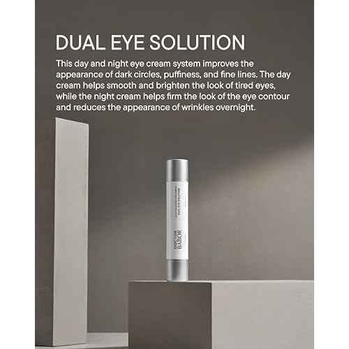 BABOR DOCTOR Lifting Rx Dual Eye Solution, Morning & Night Eye Cream, Day Boost Complex Smooths & Firms, Night Recharge Complex Reduces Dark Circles & Under-Eye Bags, Target Crow's Feet & Wrinkles