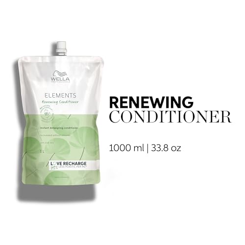 Wella Professionals Elements Gentle Renewing Conditioner| Gentle, Silicone-Free | Instant Detangling Conditioner| For All Hair Types