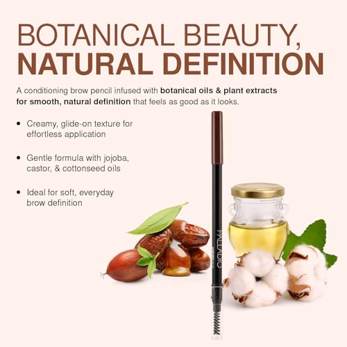 Palladio Brow Pencil & Brush Taupe - Define & Groom
