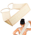 Natural Loofah Back Scrubber 27.5" with Cotton Handles