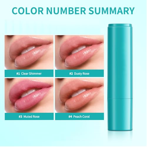 FYEBOO 4Pcs Hydrating Lipstick Set - Long-Lasting Matte