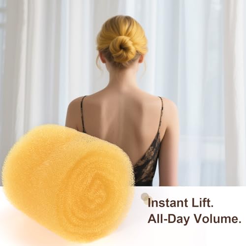 Gold Hair Bun Maker Set - Volume Inserts & Styling Tools