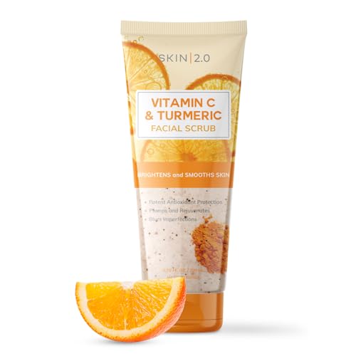 Vitamin C & Turmeric Face Scrub - Brightening Exfoliator, 200ML