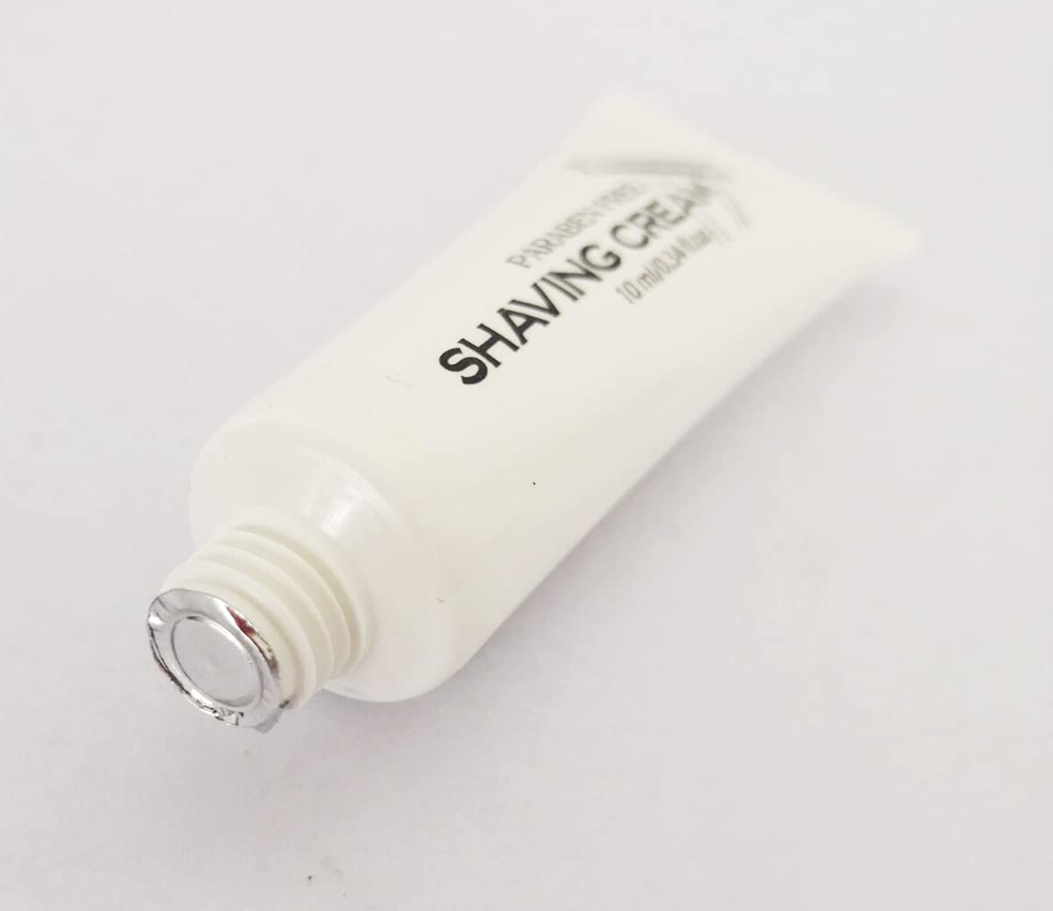 Bulk Shaving Cream - 0.34 fl oz Tubes, White, Pack of 144 - Travel Shaving Cream - Disposable Shave Foam Units for Hotels & Travel - Unscented