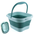 Collapsible Foot Bath Tub – 15L Portable Soak Bucket with Massage Points