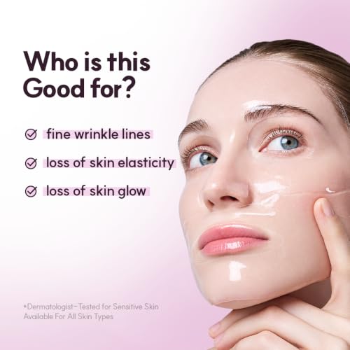 AROCELL Super Collagen Overnight Hydrogel Mask with Retinol & Stem Cells - 4 Pack