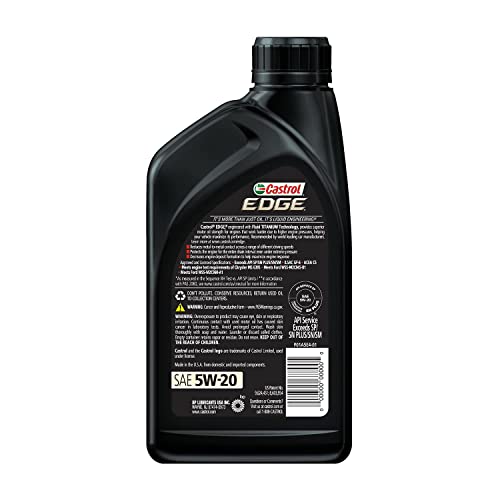 Castrol Edge Extended Performance 5W-30 Advanced Full Synthetic Motor Oil, 5 Quarts, Pack of 3