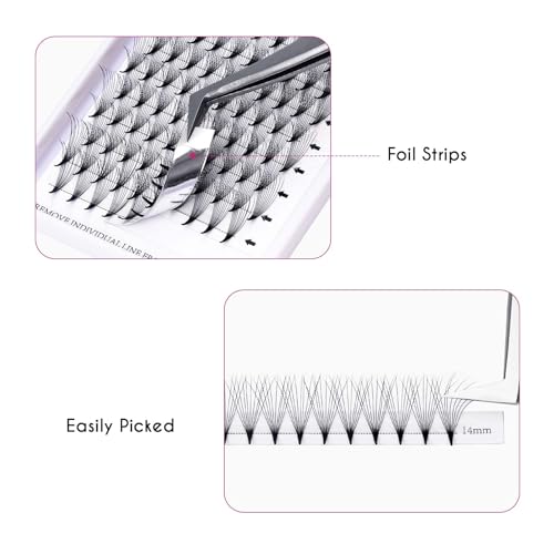 Premade Fans Eyelash Extensions 12D 0.07 D Curl Mixed Tray Premade Lash Fans Middle Stem Lashes Extension Premade Volume Fans Pro Point (12D-0.07-D, 15-20mm)