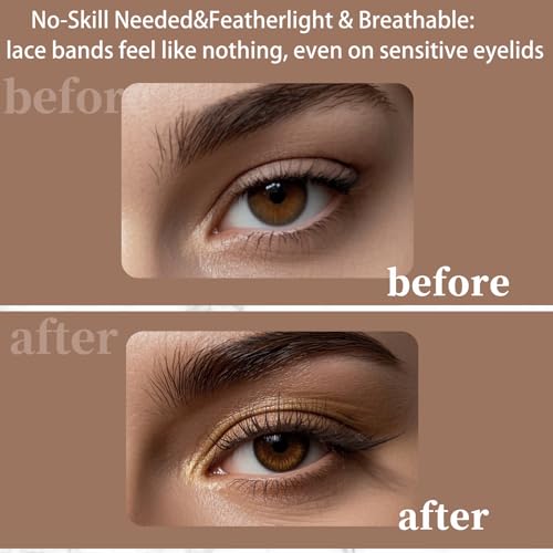 Lash Clusters 3D Fake Eyelashes Clusters DIY Individual Eyelash Clusters Thin Invisible Lash Band£¨FairyBrown£©