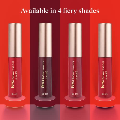 Eyetex Pallavi Liquid Sindoor - Dark Maroon, 7.5g