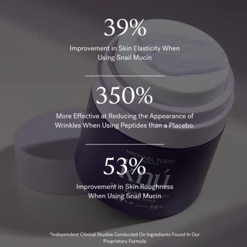 MICHAEL TODD Beauty KNU Cream ? Face Lifting, Brightening & Tightening Cream ? For Moisturizing & Rejuvenating ? With Bakuchiol, Peptides & Snail Secretion ? For All Skin Types ? 1.68 fl oz/50 mL