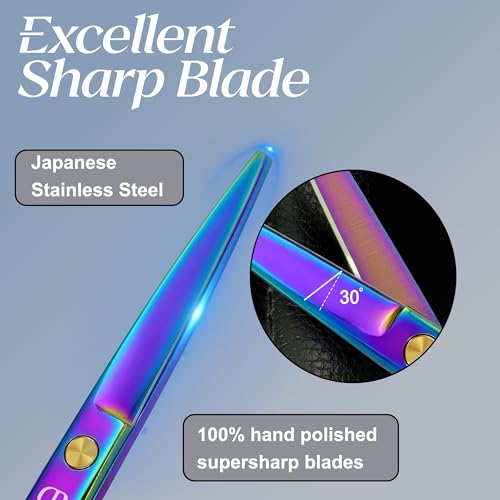 Professional Hair Cutting Scissors 6.5 Inch Japanese Stainless Steel