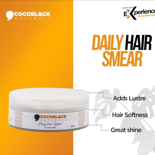CocoBlack Naturals Hair Smear for Growth & Moisture - 8 fl oz