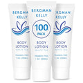 BERGMAN KELLY - Travel Size Lotion - 1 fl oz, 100 PK, White Tea - Delight Your Guests with Invigorating and Refreshing Body Lotion - Quality Mini and Small Size Guest Hotel Toiletries in Bulk