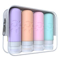Zafit TSA Approved Travel Bottles 3oz Leak Proof Toiletries Set
