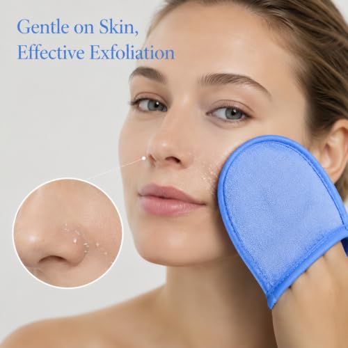 Frienda Exfoliating Gloves 4-Pack Deep Scrub Mitts Face & Body