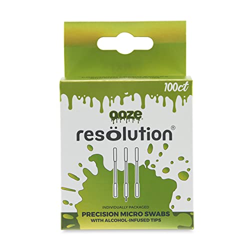 Resolution Alcohol Cotton Swabs - Super Slim Precision Buds