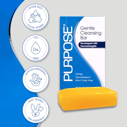 PURPOSE Gentle Cleansing Bar, 6 Ounces (Pack of 12)