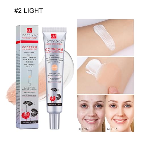 CC Cream with SPF 25 - Full Coverage Foundation, Light Shade 45ml