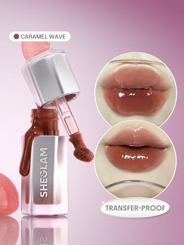 SHEGLAM Caramel Wave Lip Gloss - High Shine, Moisturizing, Long-Wear Lip Gloss