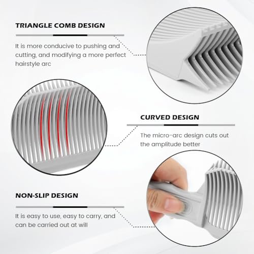 Saycker 2PCS Barber Fade Combs with Gradient Positioning