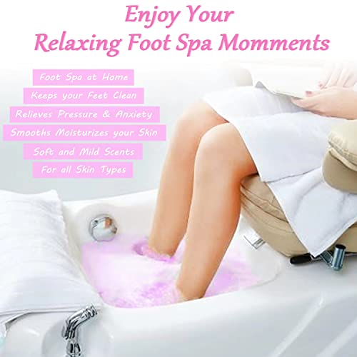 Organic Foot Soak Bath Bombs - 16 Pack Tea Tree Oil Spa Bath Set