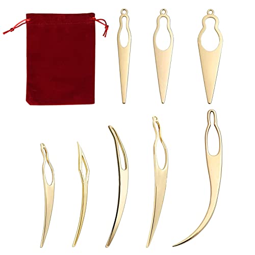 8-Piece Dreadlock Interlocking Tool Set with Storage Bag