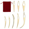 8-Piece Dreadlock Interlocking Tool Set with Storage Bag