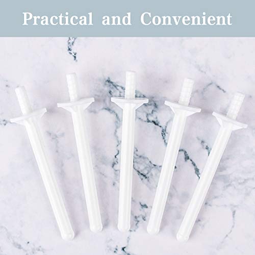 60 Pieces Rolybag Plastic Nose Wax Applicator Wands for Hair Removal & Nostril Cleaning