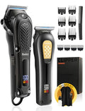 Haokry Cordless Hair Clippers & Beard Trimmer Set for Men