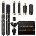 OKWRAP 6-in-1 Foldable Air Styler & Hair Dryer Brush Set