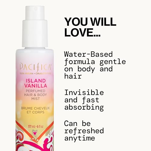 Pacifica Island Vanilla Hair & Body Mist - 6 oz