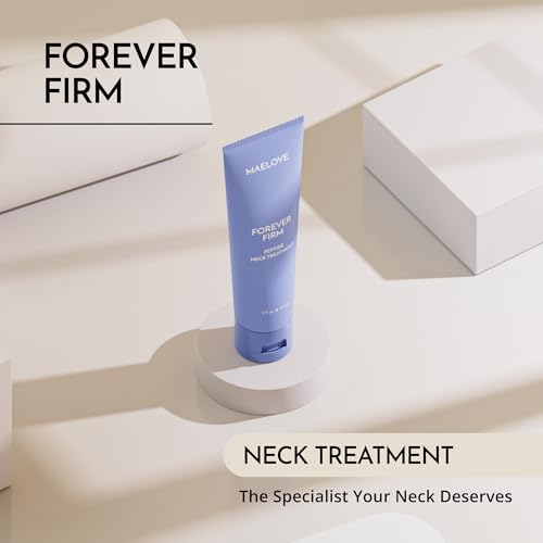 MAELOVE Forever Firm Neck Treatment ? Peptide-Rich Cream for Neck & D?colletage, Firming, Lifting & Hydration, Reduces Wrinkles & Sagging