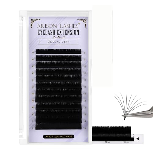 ARISON LASHES Easy Fan Lashes 0.07mm M Curl 8-15mm