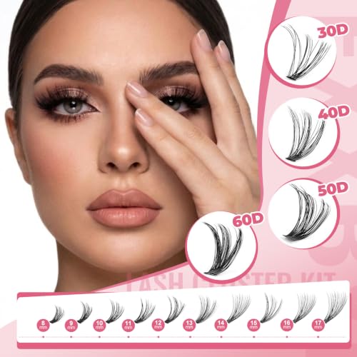 Wispy Lash Clusters Kit 800pcs - 30D 40D 50D - 8-18mm DIY Extensions