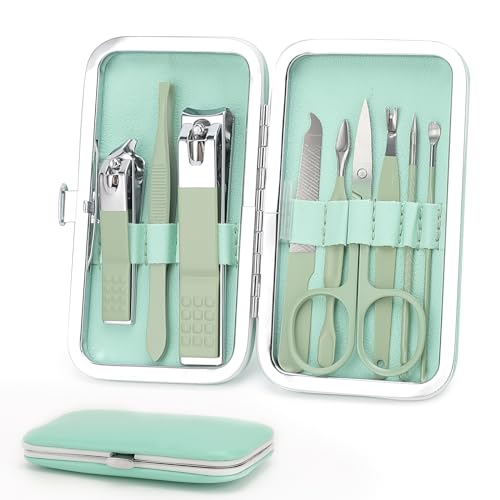 9-Piece Manicure Set - Professional Nail Clipper & Grooming Kit