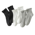 Hstyle 6 Pairs Cute Ruffle Ankle Socks for Women